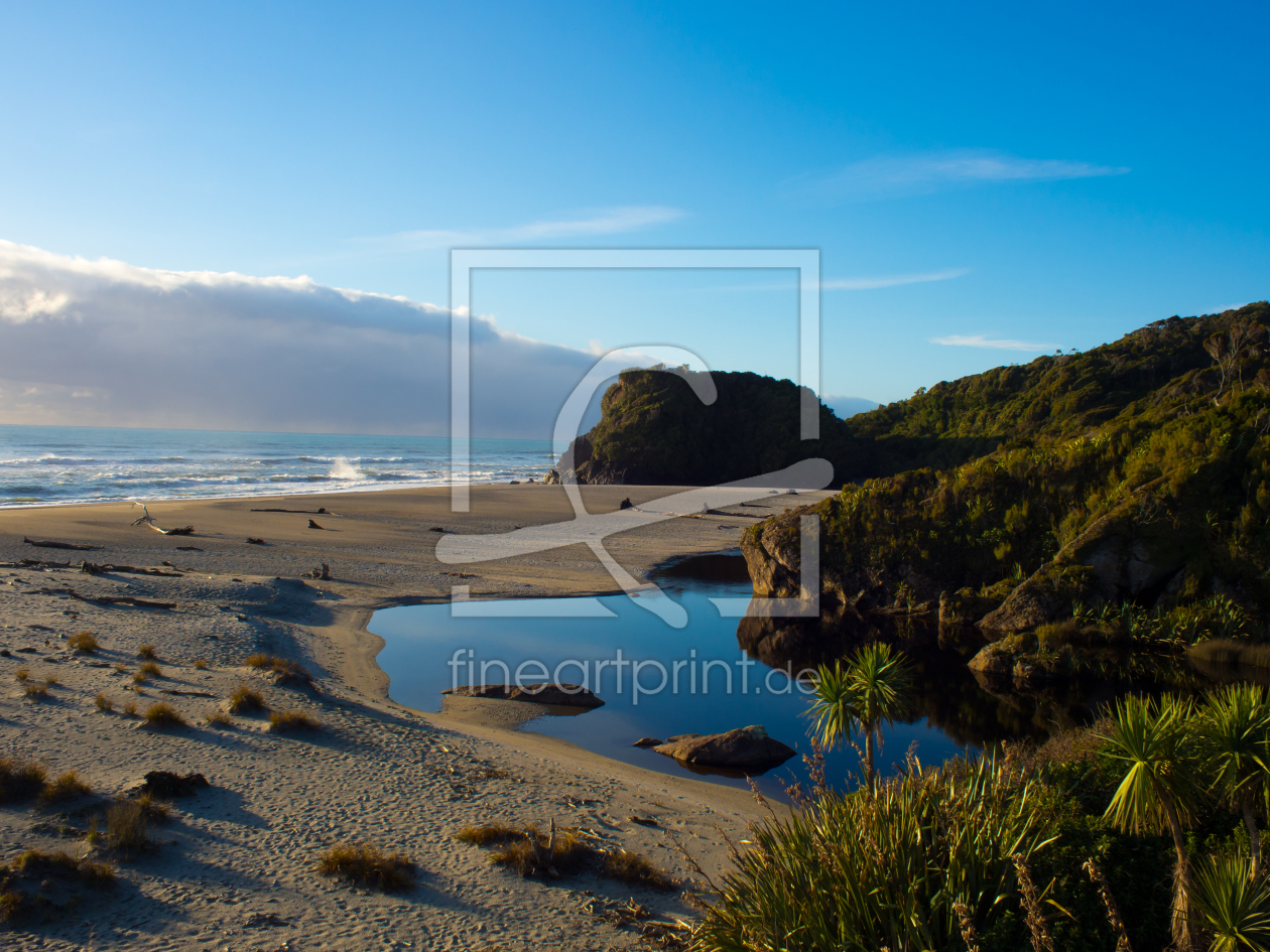 Bild-Nr.: 11342564 Neuseeland - einsamer Strand bei Haast erstellt von mao-in-photo