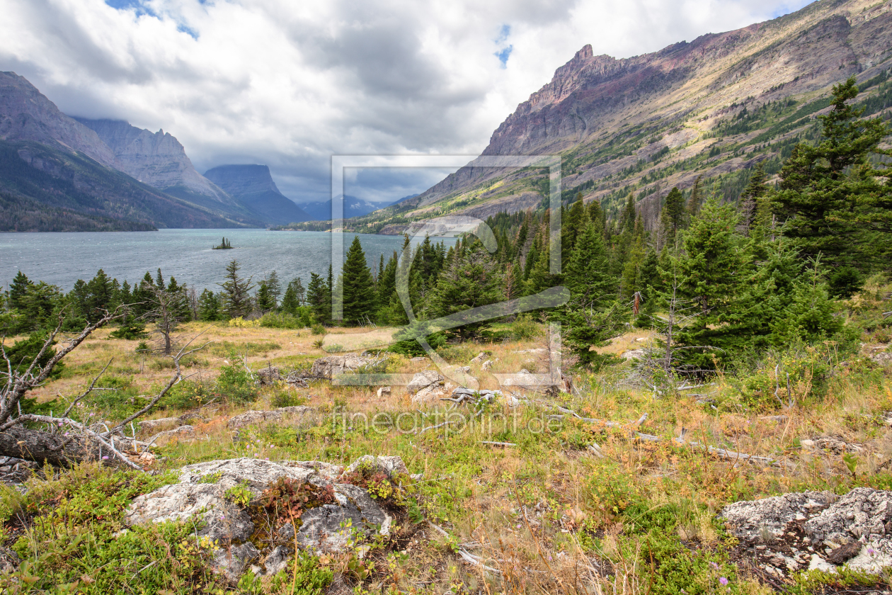 Bild-Nr.: 11343324 Blick auf Wild Goose Island - St. Mary Lake - Glacier NP erstellt von TomKli