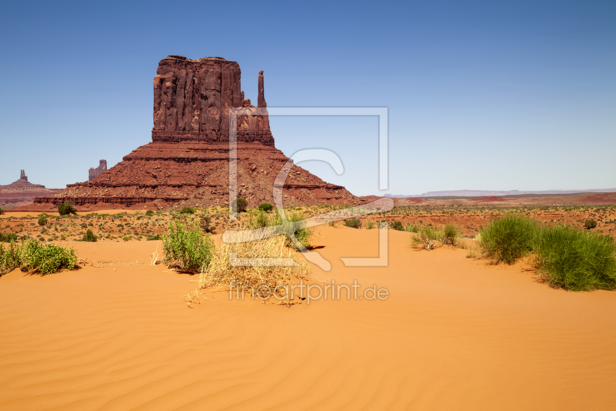 Bild-Nr.: 11343422 MONUMENT VALLEY West Mitten Butte erstellt von Melanie Viola