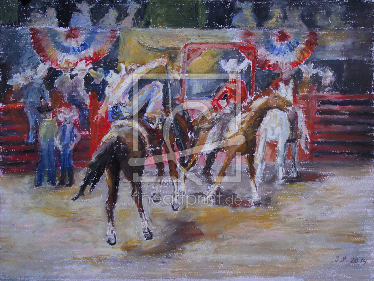 Bild-Nr.: 11346500 Texanisches Rodeo erstellt von Barbara Pommerenke