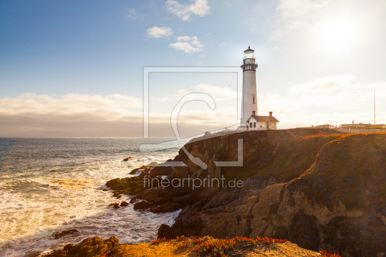 Bild-Nr.: 11347918 Pigeon Point Lighthouse bei Sonnenuntergang erstellt von janschuler