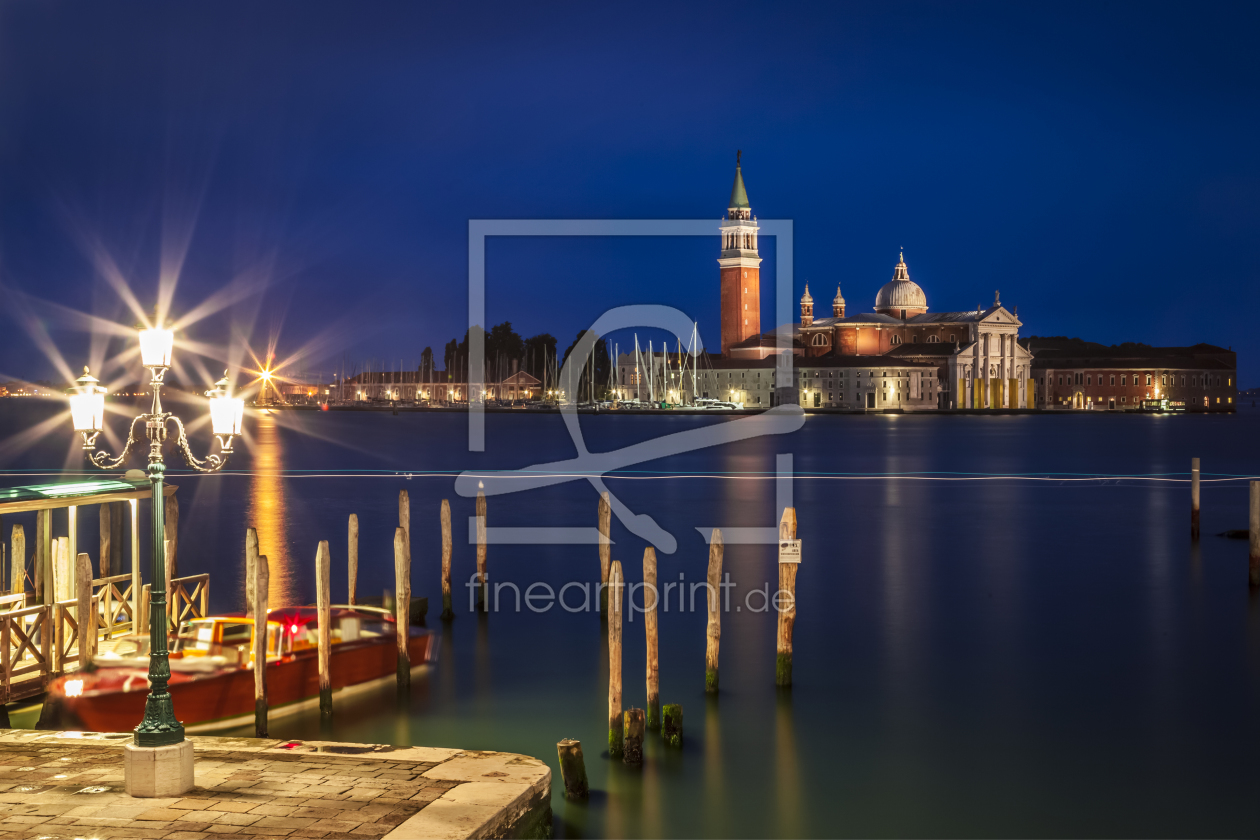 Bild-Nr.: 11353776 VENEDIG San Giorgio Maggiore zur blauen Stunde erstellt von Melanie Viola