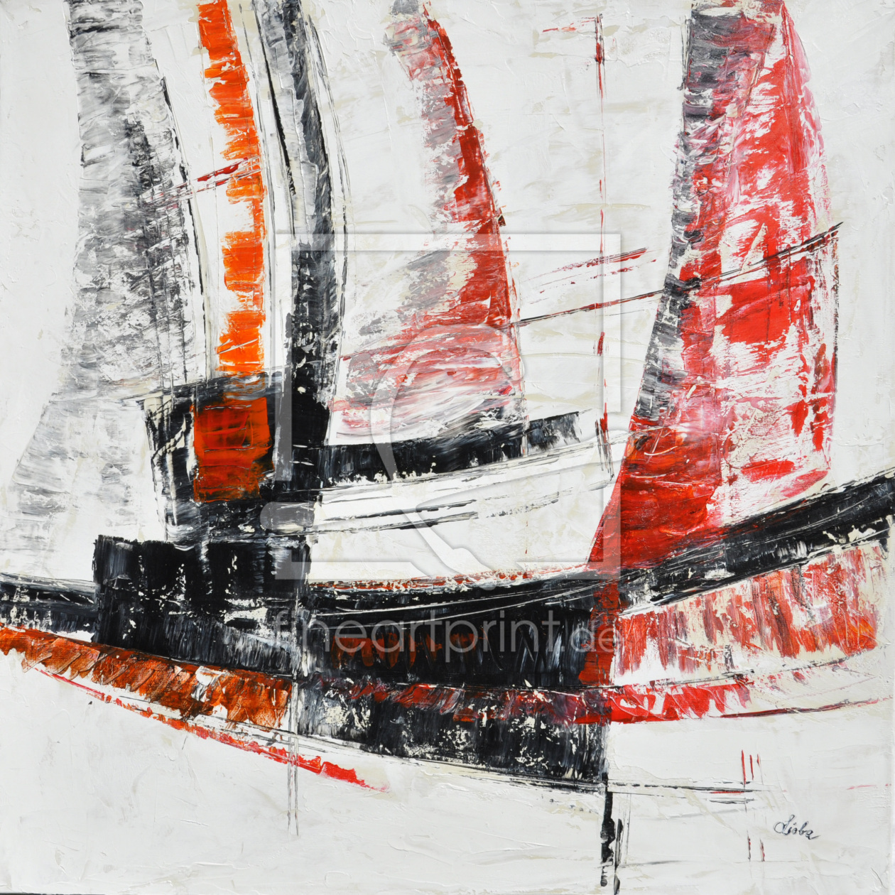 Bild-Nr.: 11358482 Hafen abstrakt erstellt von LiobasGalerie