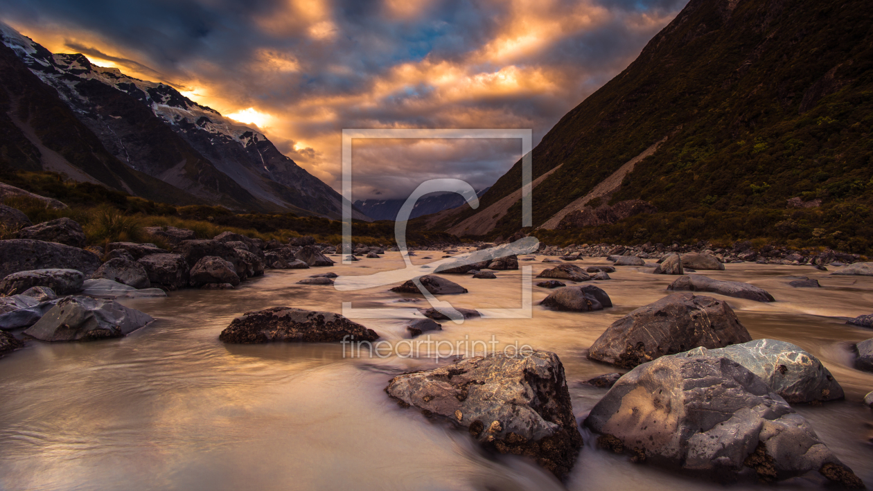 Bild-Nr.: 11360934 Hooker Valley Sunset erstellt von sebwar2004