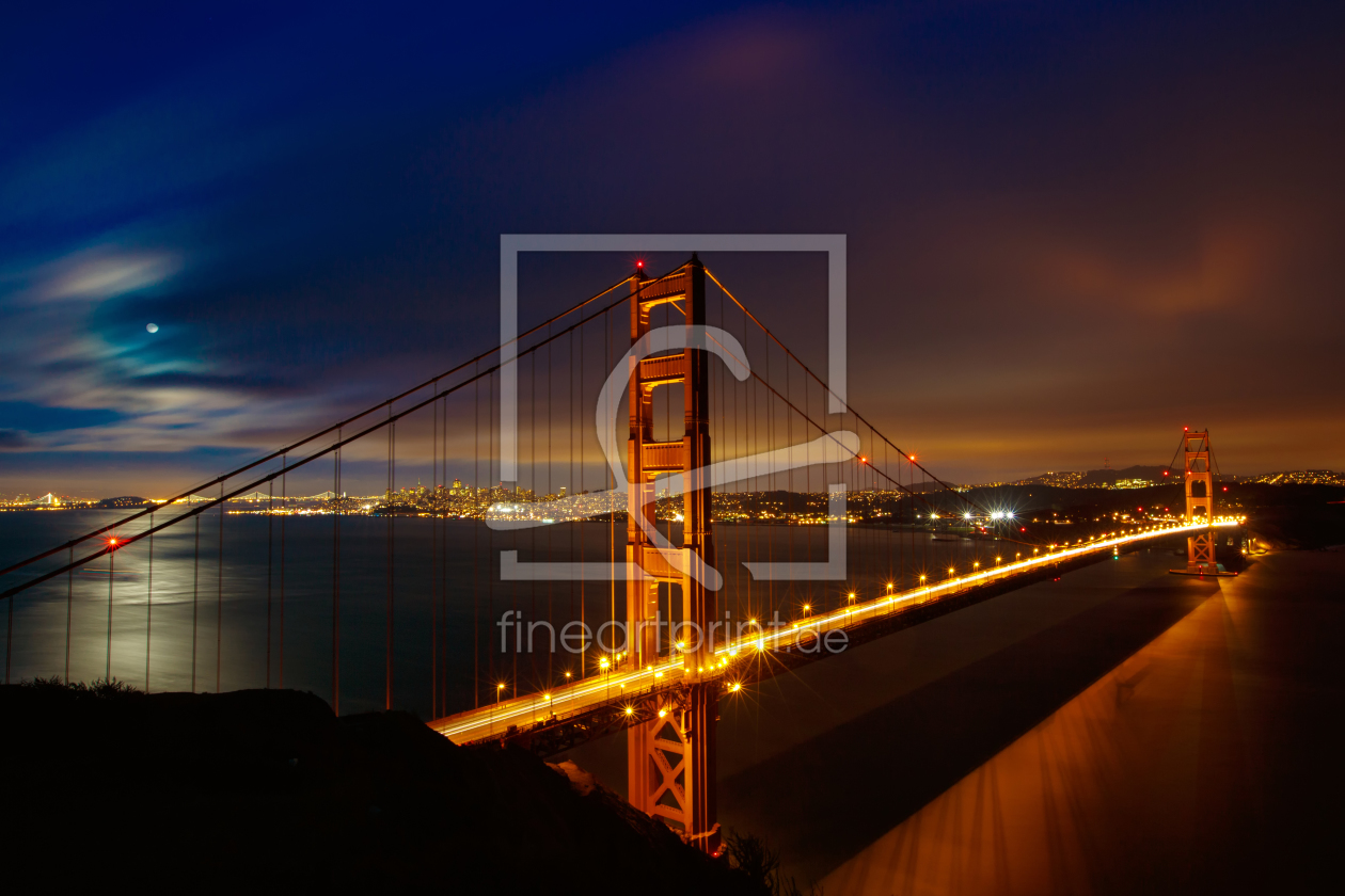 Bild-Nr.: 11362988 Golden Gate Bridge nach Sonnenuntergang erstellt von d-wigger
