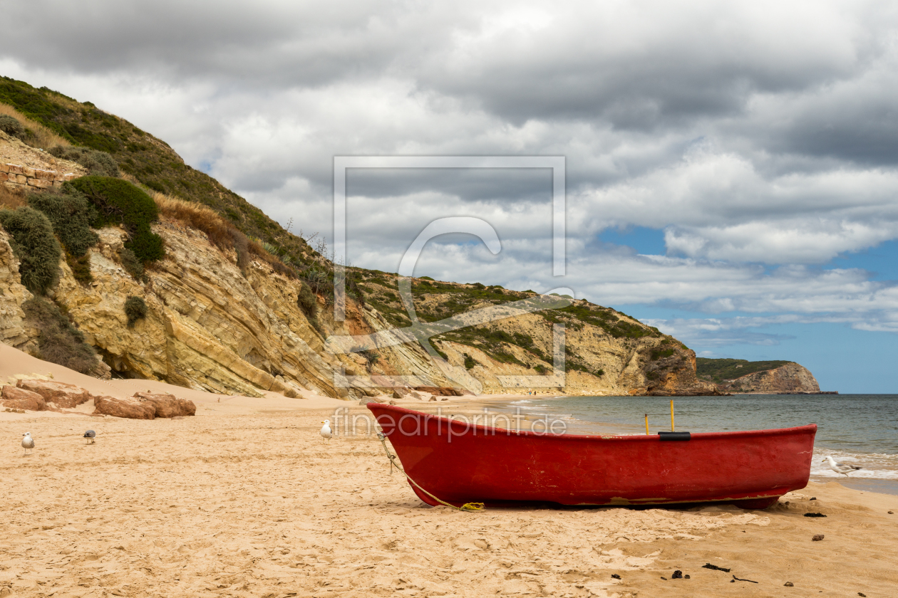 Bild-Nr.: 11364454 Boot am Salema Beach - Algarve erstellt von TomKli