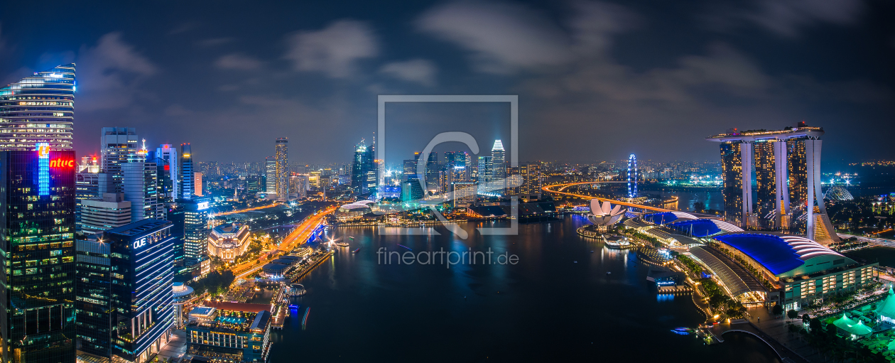 Bild-Nr.: 11364994 Singapur - Skyline Panorama von Oben erstellt von Jean Claude Castor