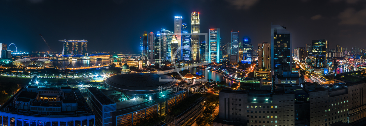 Bild-Nr.: 11364998 Singapur - Skyline Panorama  erstellt von Jean Claude Castor