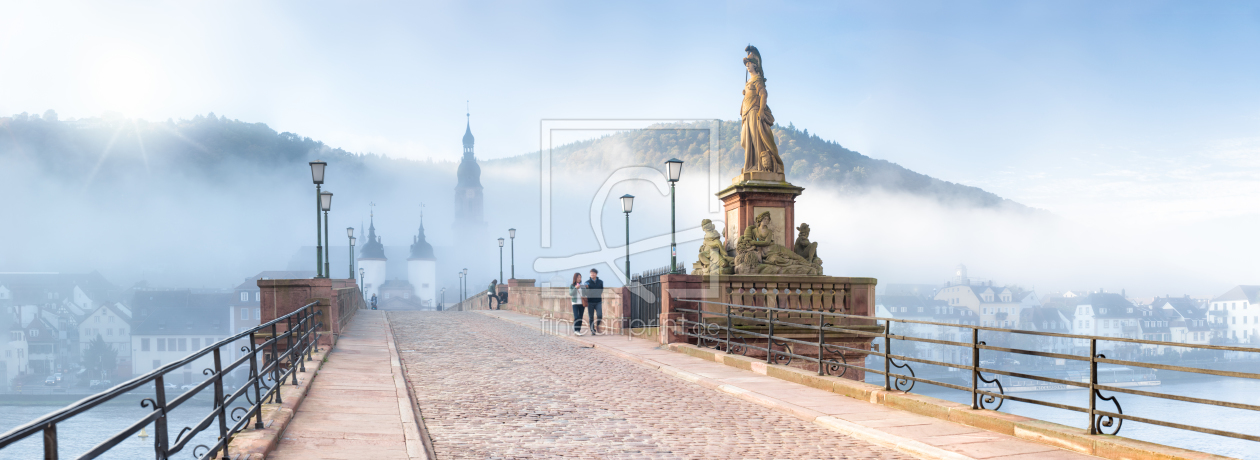 Bild-Nr.: 11370329 Heidelberg Alte Brücke im Nebel erstellt von eyetronic