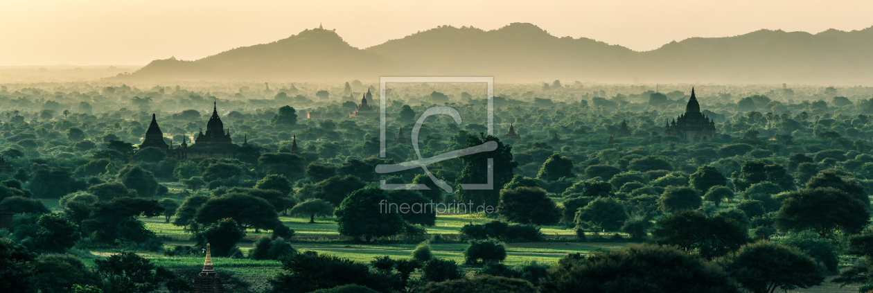 Bild-Nr.: 11371665 Burma - Bagan am Morgen Panorama  erstellt von Jean Claude Castor