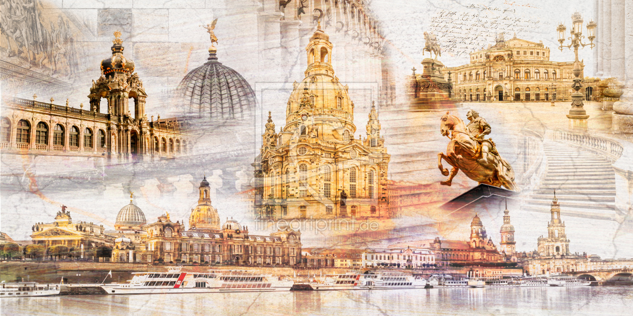 Bild-Nr.: 11375461 Dresden Collage erstellt von panoramos
