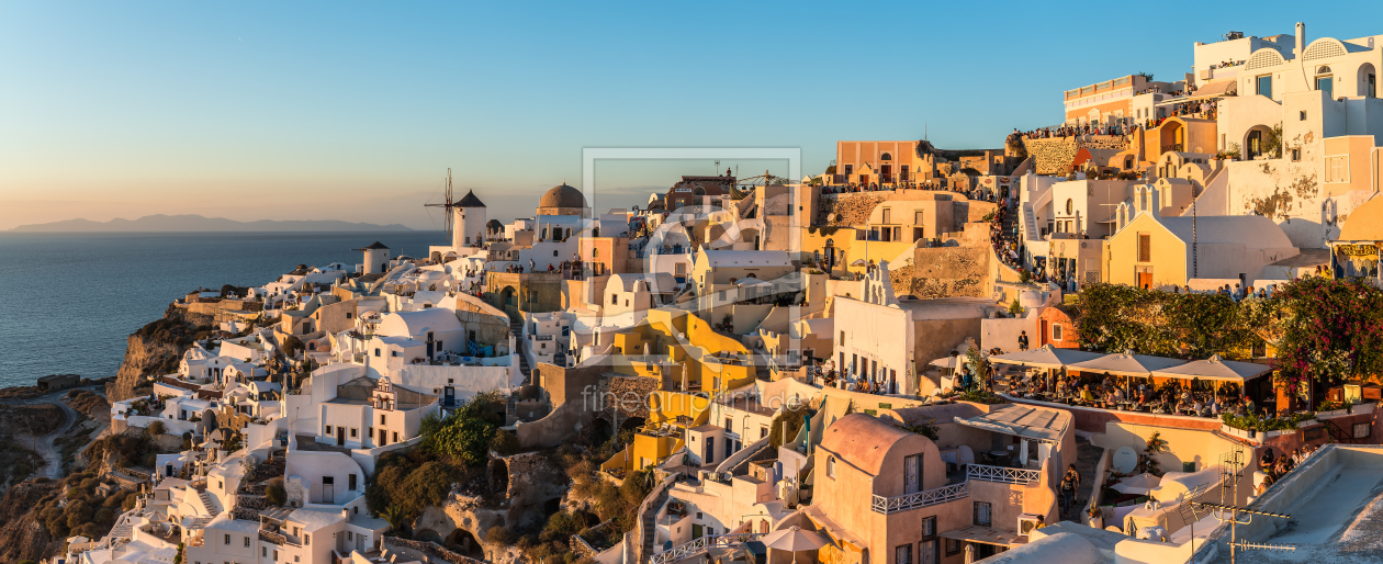 Bild-Nr.: 11377425 Santorini - Oia Sonnenuntergang Panorama 3 erstellt von Jean Claude Castor