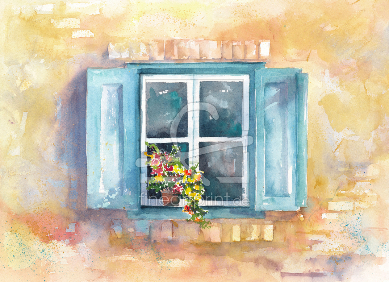 Bild-Nr.: 11378483 Fenster mit Blumen erstellt von JitkaKrause