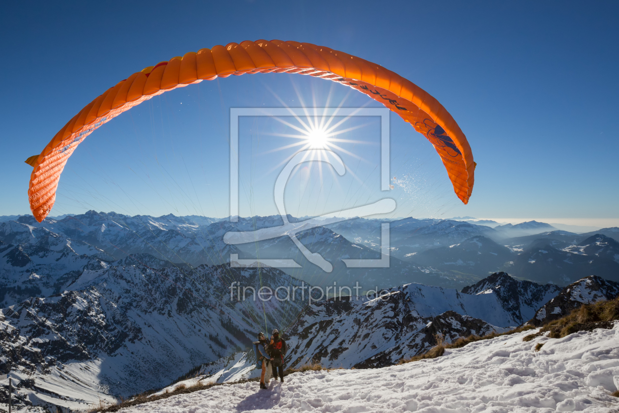 Bild-Nr.: 11378861 Gleitschirmfliegen vom Nebelhorn Oberstdorf erstellt von TomKli