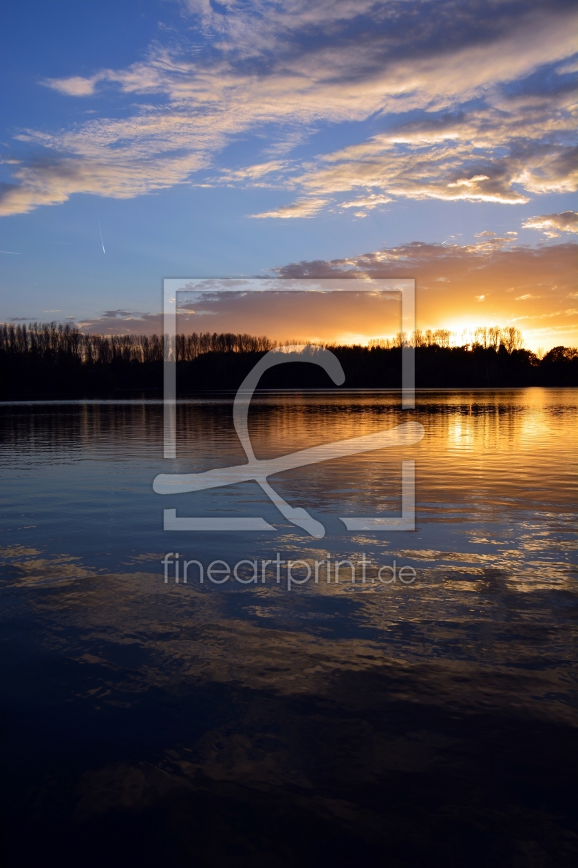 Bild-Nr.: 11381465 Abendhimmel Elbsee erstellt von Bettina Schnittert