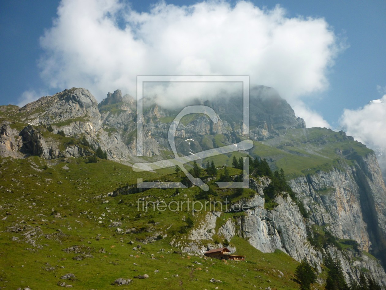 Bild-Nr.: 11389131 Almhütte in den schweizer Alpen erstellt von kattobello