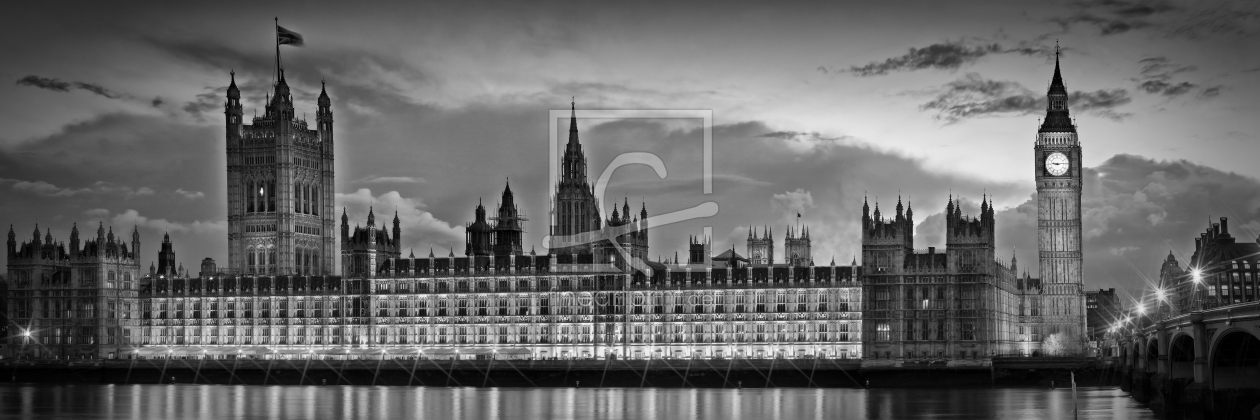 Bild-Nr.: 11390375 Nightly View LONDON Houses of Parliament  erstellt von Melanie Viola