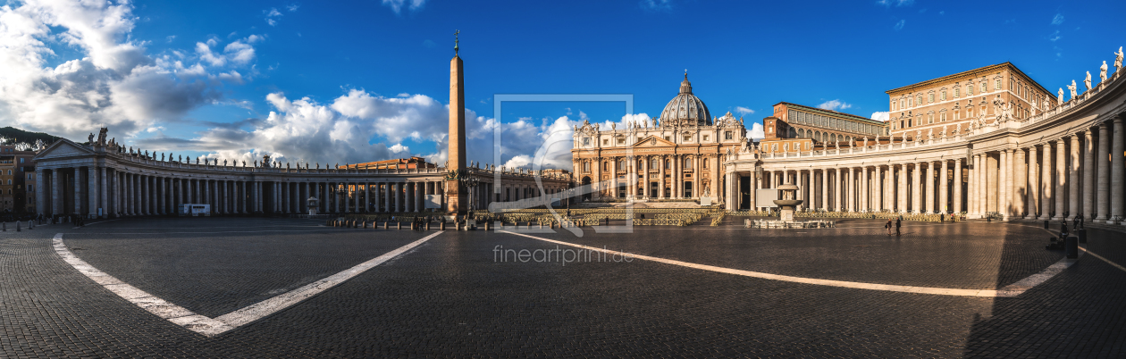 Bild-Nr.: 11390965 Rom - Petersdom Panoramam am Morgen erstellt von Jean Claude Castor