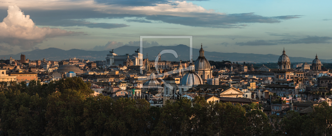 Bild-Nr.: 11390987 Rom - Skyline Panorama am Abend erstellt von Jean Claude Castor