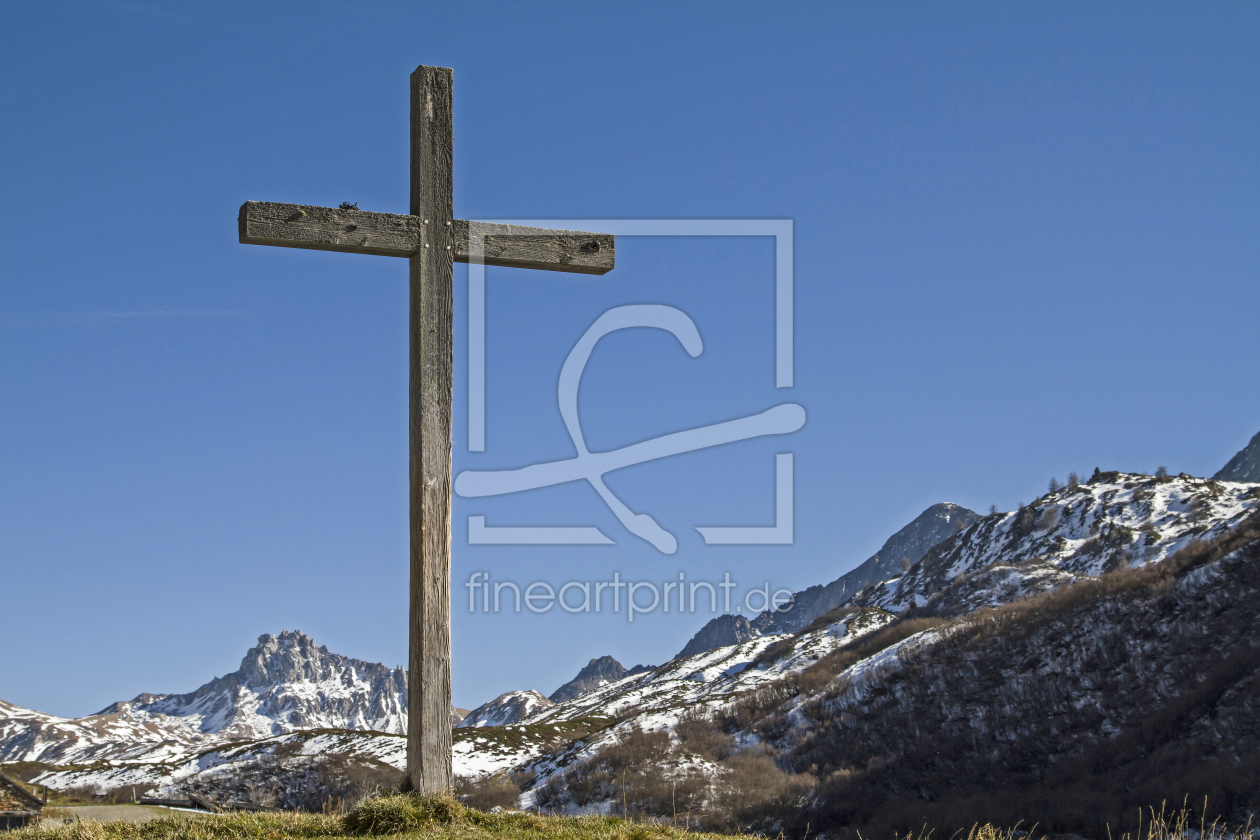 Bild-Nr.: 11396277 Gipfelkreuz im Pioratal Bild-Nr.: 11396277 Gipfelkreuz im Pioratal erstellt von EderHans