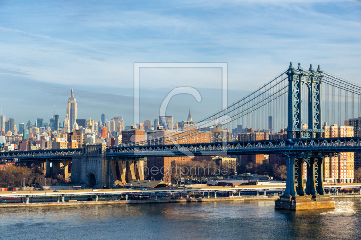 Bild-Nr.: 11399587 Manhattan Bridge mit NY Skyline erstellt von TomKli