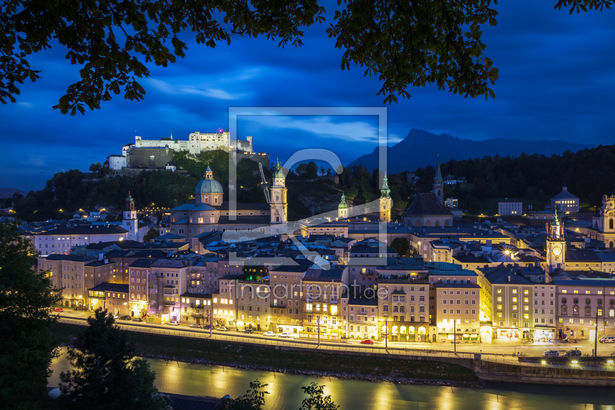 Bild-Nr.: 11401359 Salzburg bei Nacht erstellt von Fototuning
