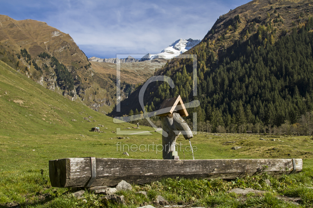 Bild-Nr.: 11402605 Almbrunnen im Valser Tal erstellt von EderHans