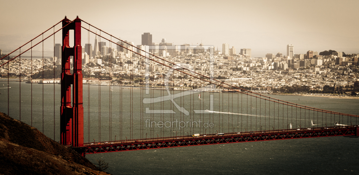 Bild-Nr.: 11411217 San Francisco Retro Panorama erstellt von janschuler