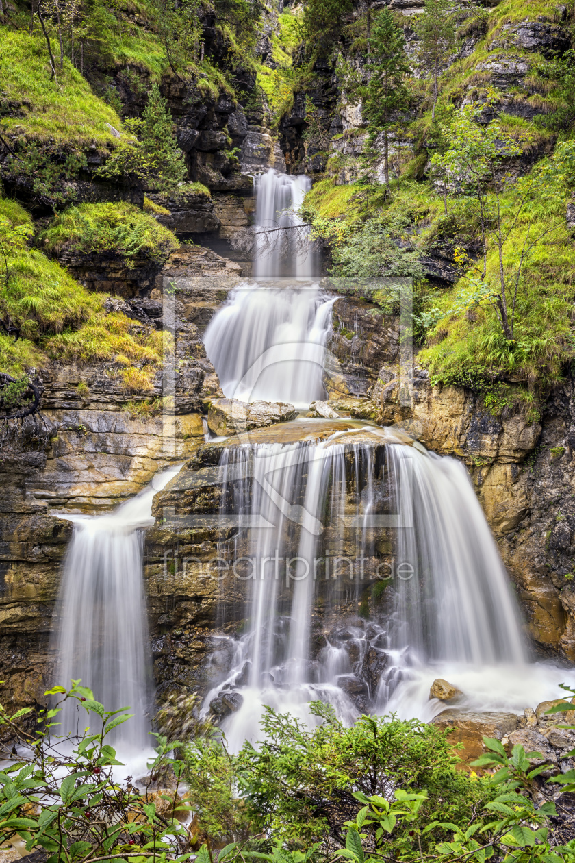 Bild-Nr.: 11413253 Romantischer Wasserfall erstellt von Wolfgang Zwanzger