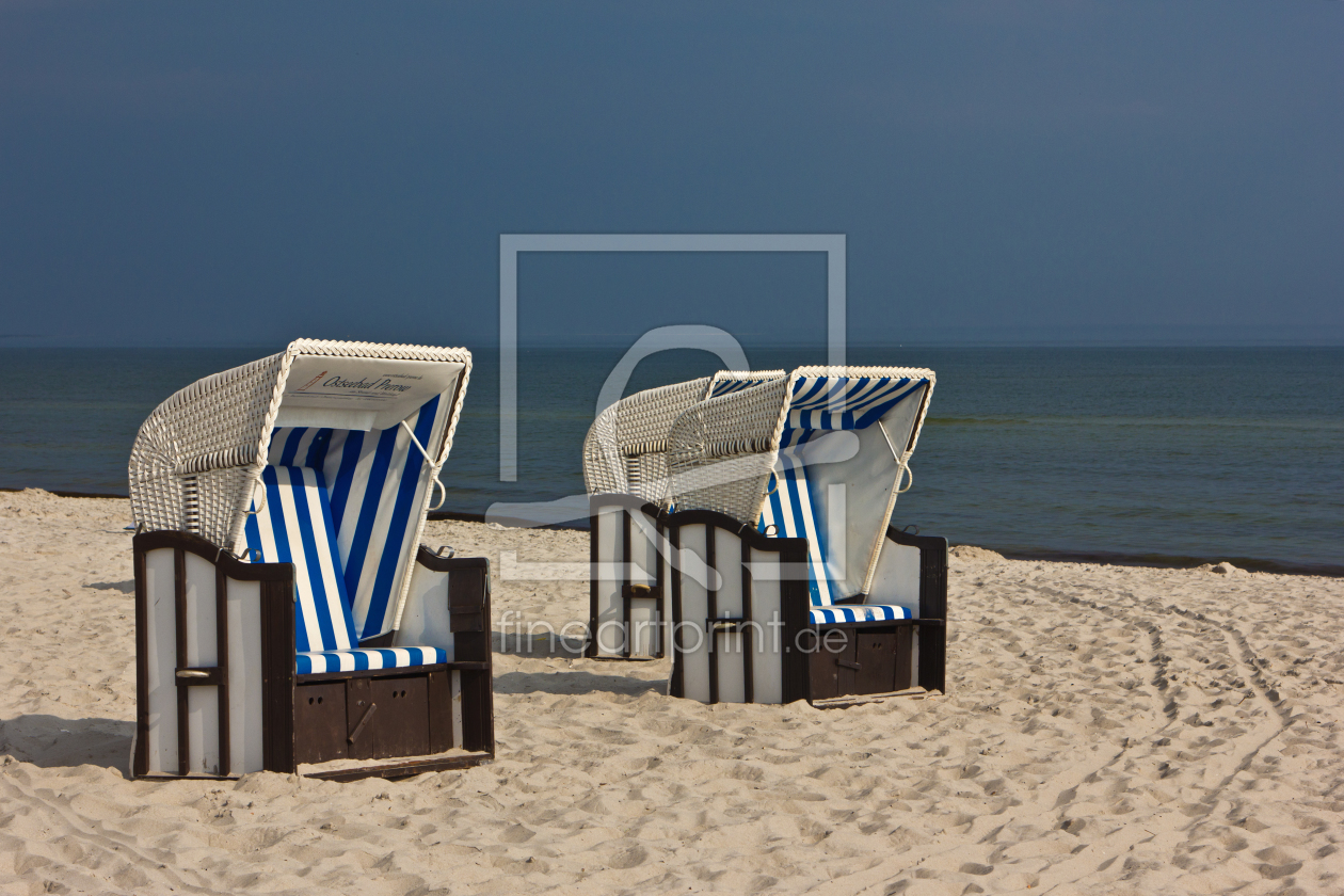 Bild-Nr.: 11414144 Strandkörbe an der Ostsee 2 erstellt von Anja Schäfer