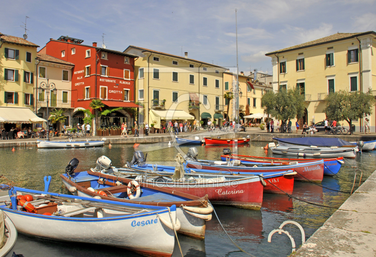 Bild-Nr.: 11414490 Im Hafen von Lazise erstellt von GUGIGEI