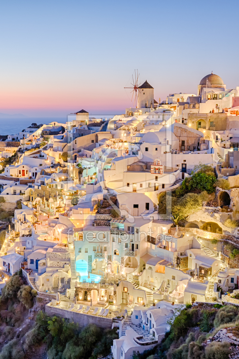 Bild-Nr.: 11416419 Santorini - Oia am Abend erstellt von TomKli