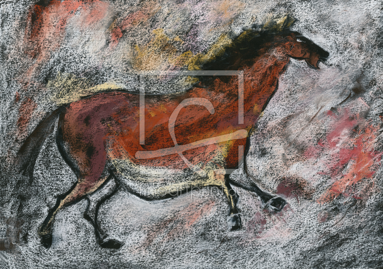 Bild-Nr.: 11421127 Urpferdchen nach Lascaux erstellt von JitkaKrause