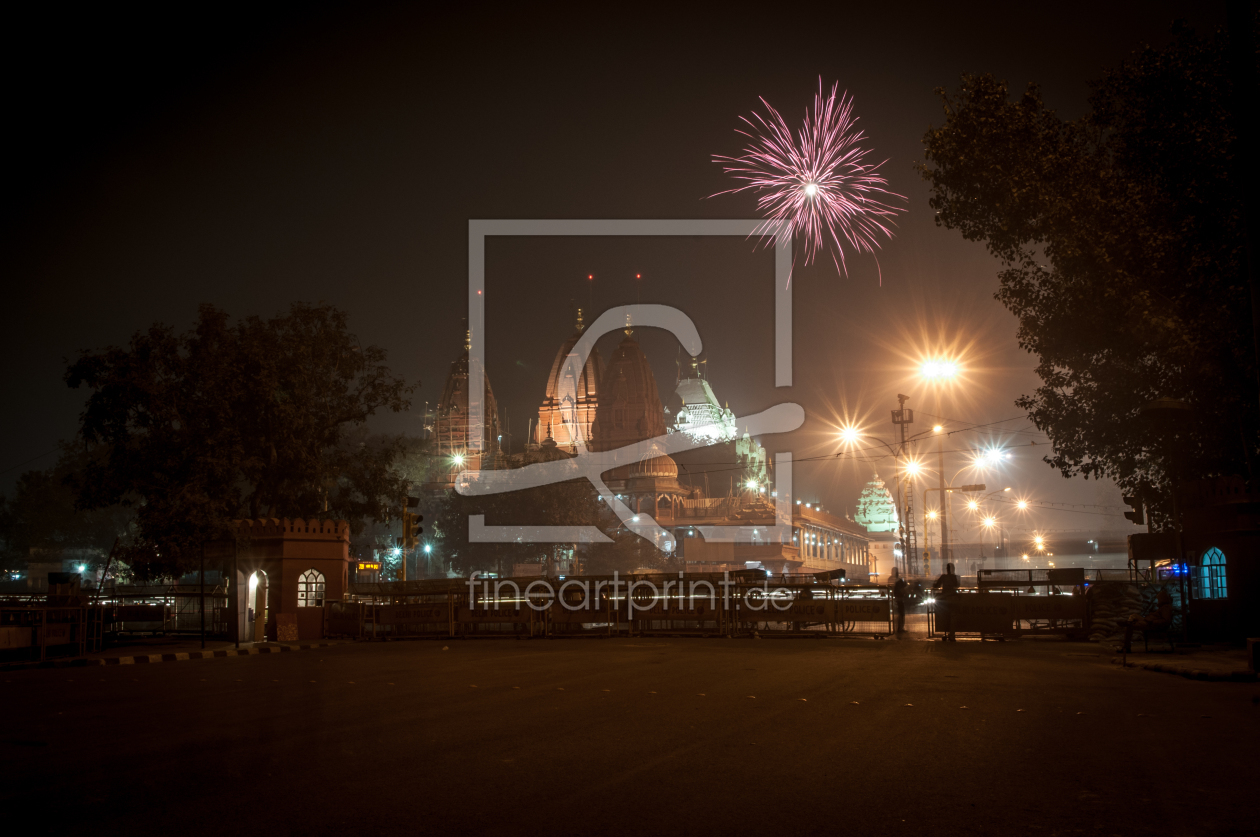 Bild-Nr.: 11422608 Delhi Tempel Feurwerk erstellt von Stefan-Frank-Photography