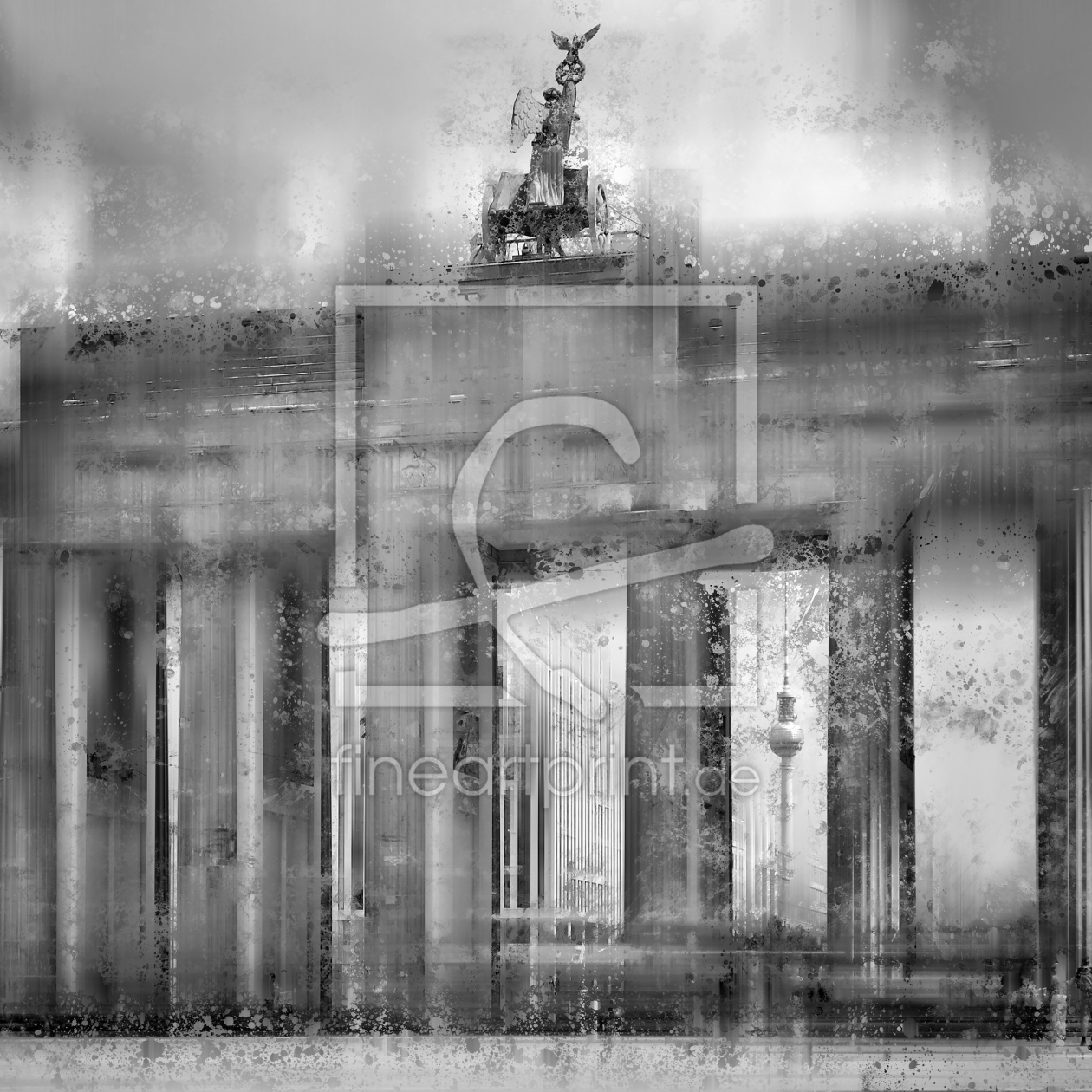 Bild-Nr.: 11422668 City Art BERLIN Brandenburger Tor schwarzweiß erstellt von Melanie Viola