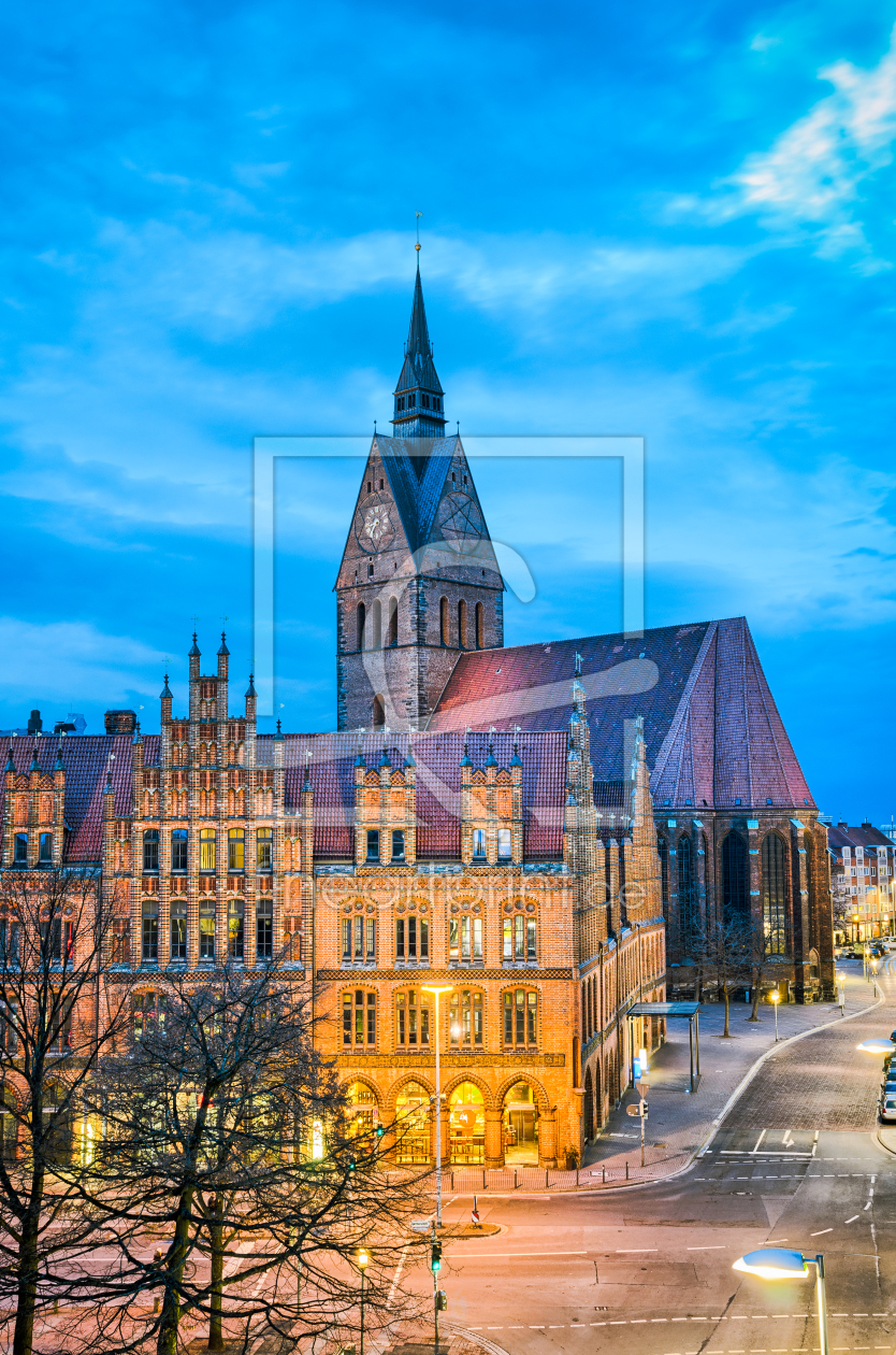 Bild-Nr.: 11422859 Marktkirche und altes Rathaus von Hannover erstellt von Mapics