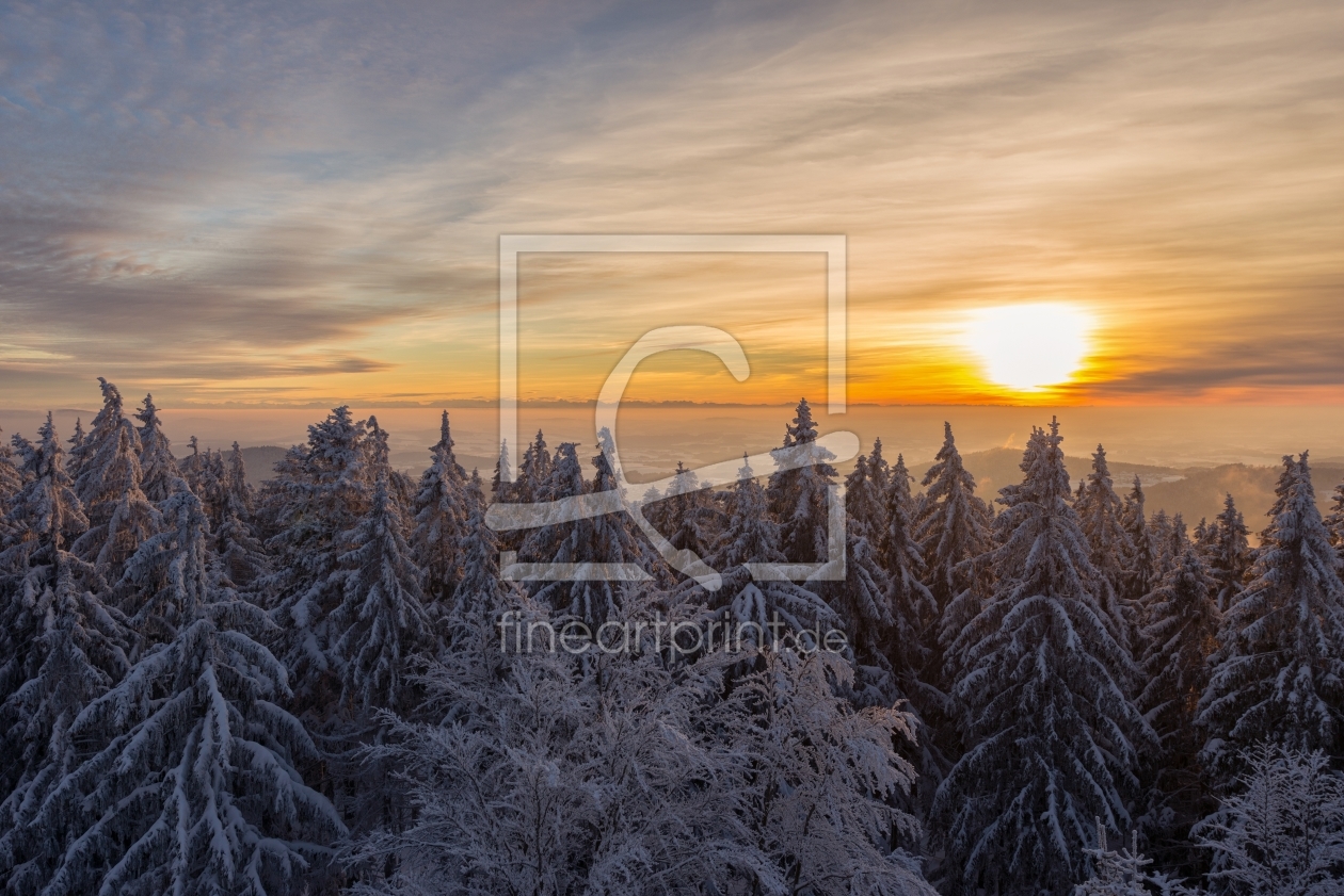 Bild-Nr.: 11425689 wundervoller Wintersonnenuntergang erstellt von KundenNr-282393