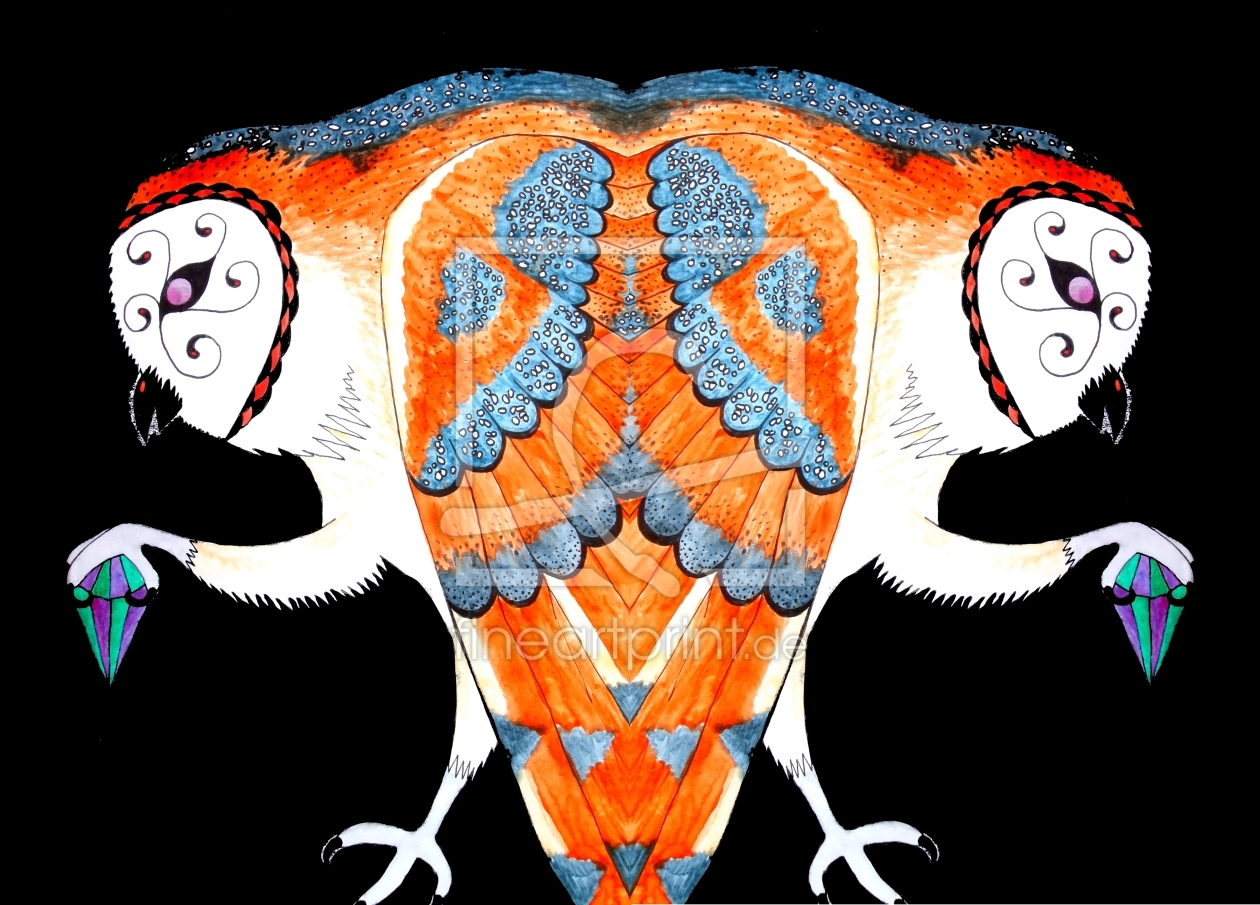 Bild-Nr.: 11428046 Magische Eule erstellt von Owl-Art-Suri