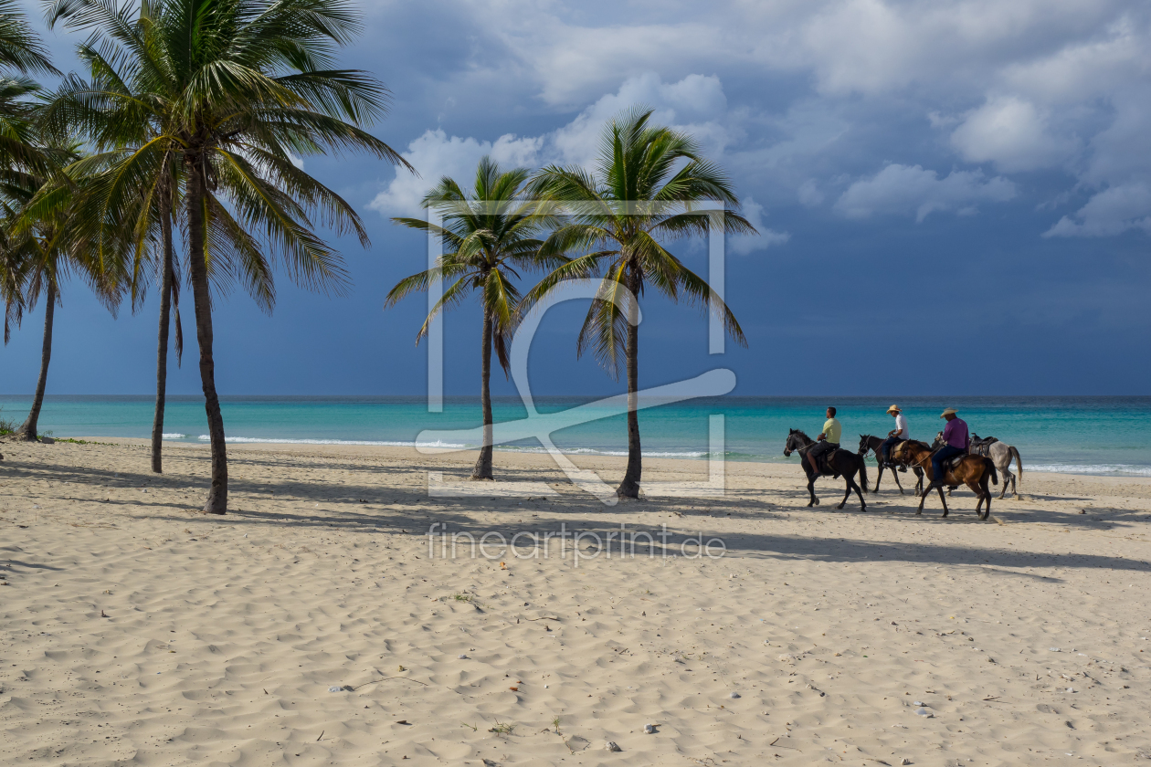 Bild-Nr.: 11429463 Reiter am Strand von Kuba erstellt von CreativePhoto