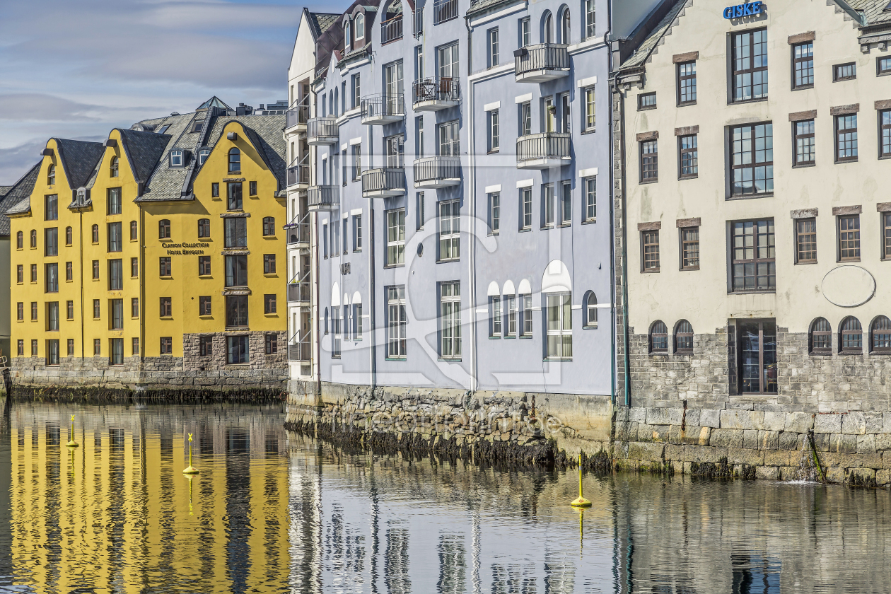 Bild-Nr.: 11434185 Häuser in Alesund erstellt von EderHans