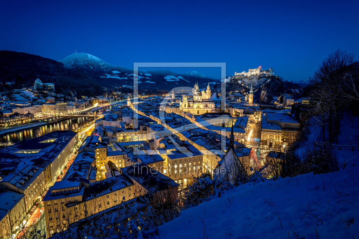 Bild-Nr.: 11437343 Salzburg bei Nacht  erstellt von Fototuning