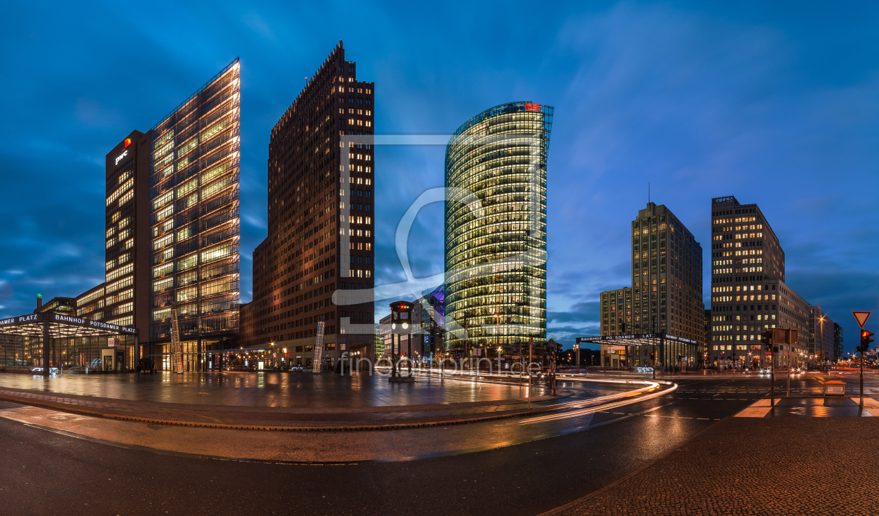 Bild-Nr.: 11440139 Berlin - Potsdamer Platz Panorama zur blauen Stunde erstellt von Jean Claude Castor