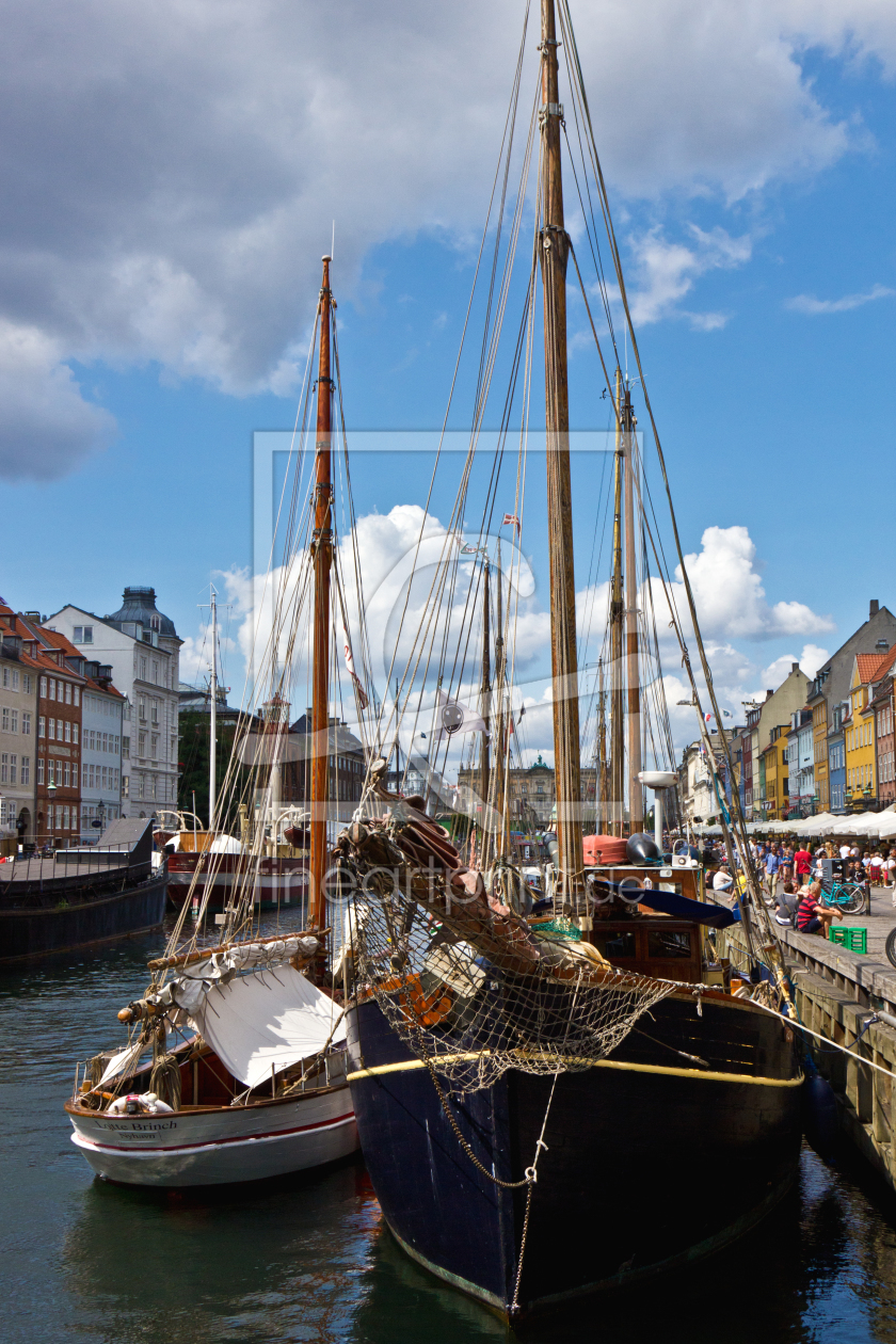 Bild-Nr.: 11444459 Segelboote im alten Hafen Kopenhagen  erstellt von Anja Schäfer