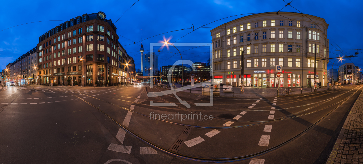 Bild-Nr.: 11445188 Berlin - Hackescher Markt Panorama zur blauen Stunde erstellt von Jean Claude Castor