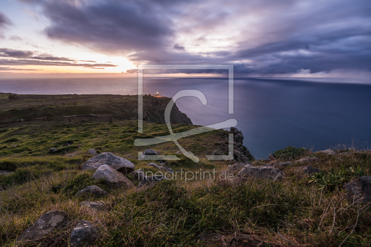 Bild-Nr.: 11447677 Madeira - Ponta do Pargo Leuchtturm bei Sonnenuntergang erstellt von Jean Claude Castor