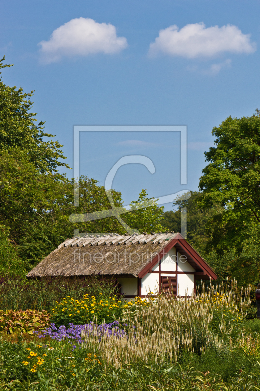 Bild-Nr.: 11452862 Hütte im Schlosspark Fredenborg 3 erstellt von Anja Schäfer