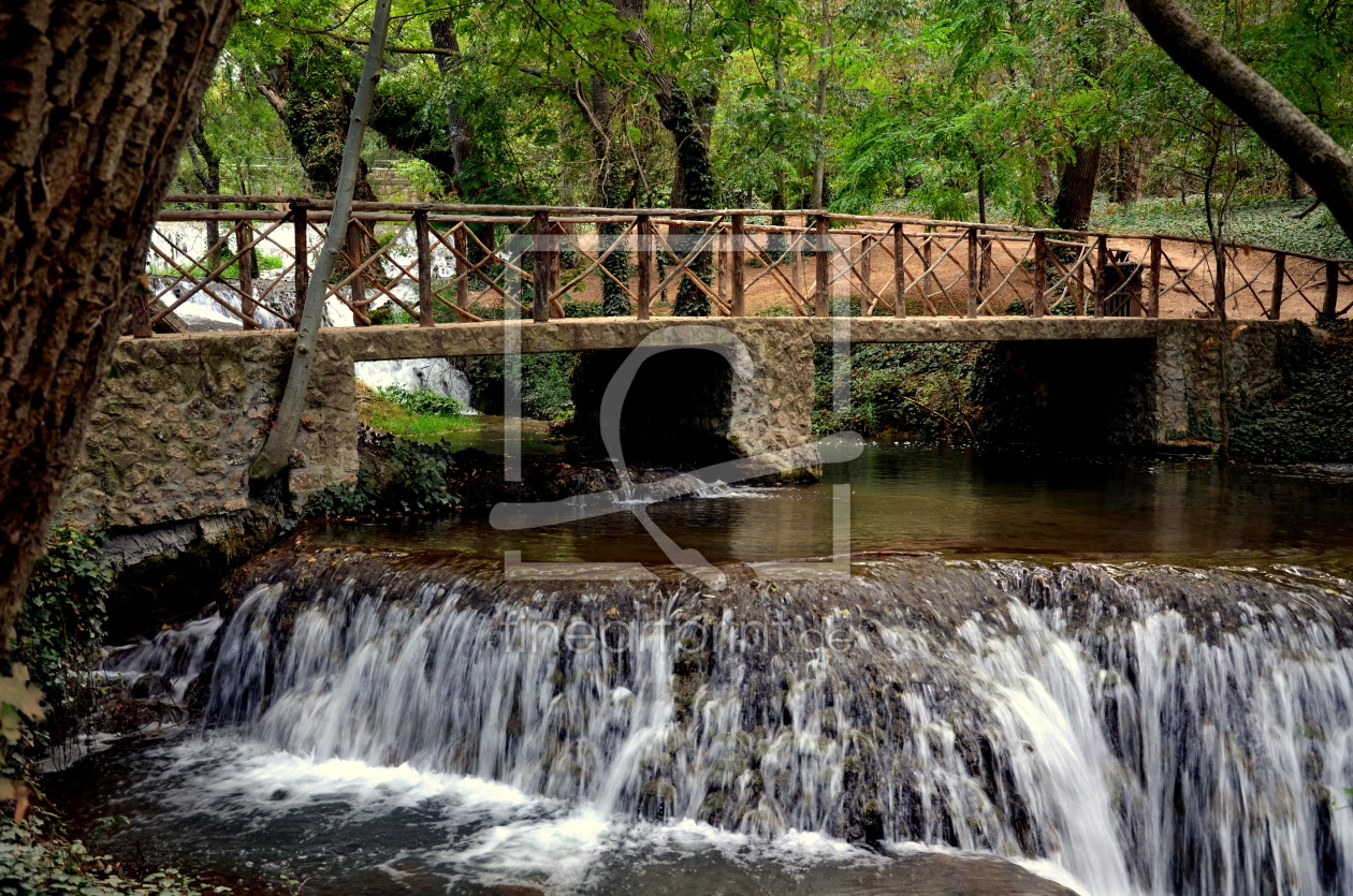 Bild-Nr.: 11453646 Wasserfall Naturpark Monasterio de Piedra Spanien erstellt von I. Heuer
