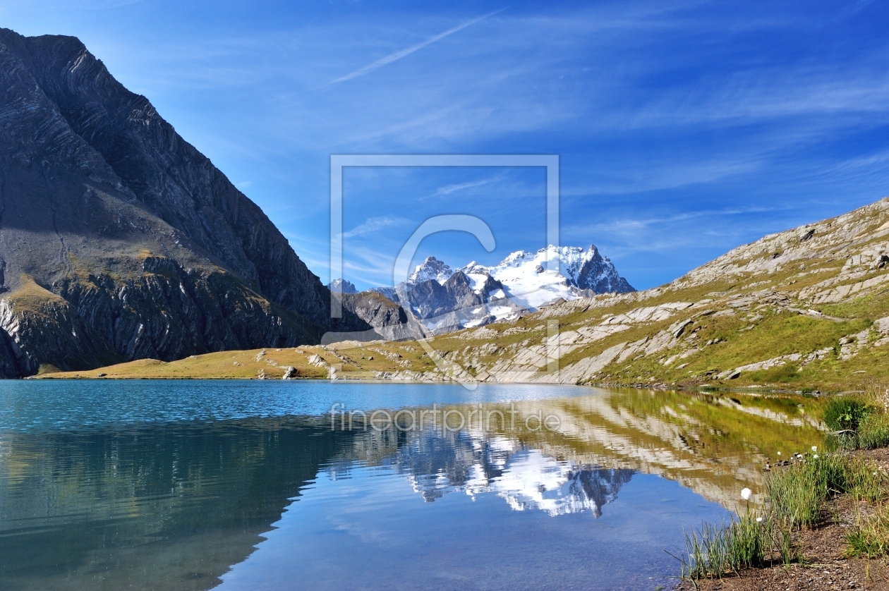 Bild-Nr.: 11454071 Bergsee mit Gletscherspiegelung erstellt von KundenNr-160338