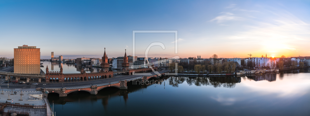 Bild-Nr.: 11457593 Berlin - Oberbaumbrücke bei Sonnenuntergang  erstellt von Jean Claude Castor