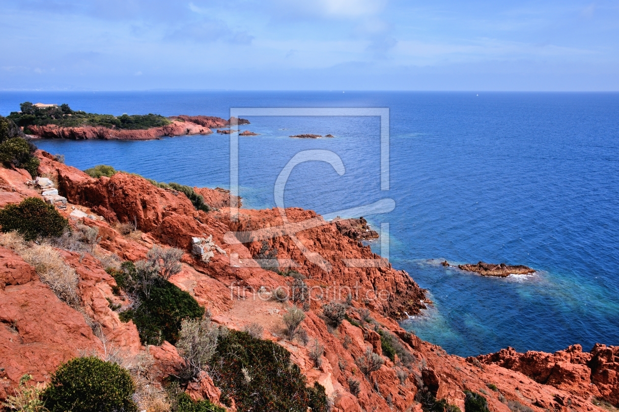 Bild-Nr.: 11461199 Rote Felsen der Côte d`Azur erstellt von KundenNr-160338